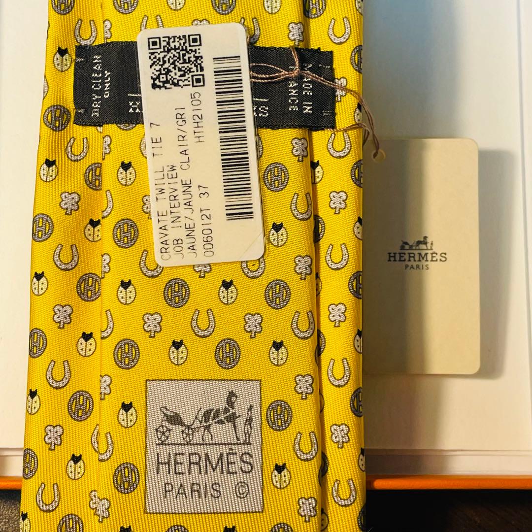 【 新品未使用品 】 エルメス ネクタイ シルク100％ メンズ HERMES