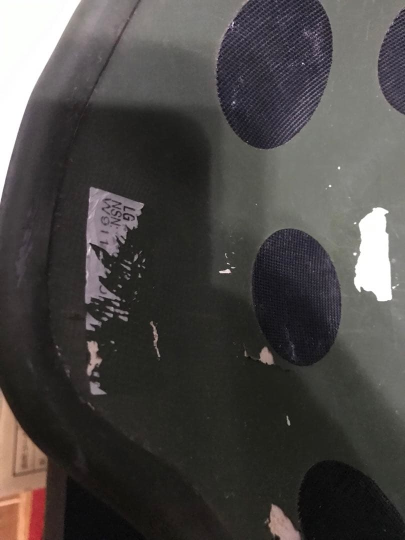 U.S.ミリタリーヘルメット本物 オリーブグリーン