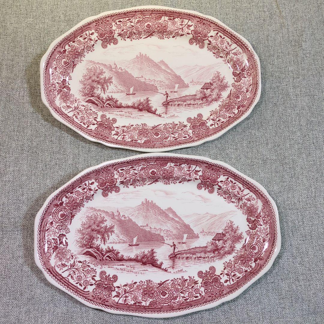 ビレロイ　&　ボッホ　ブルゲンランド　オーバルプレート　ペア