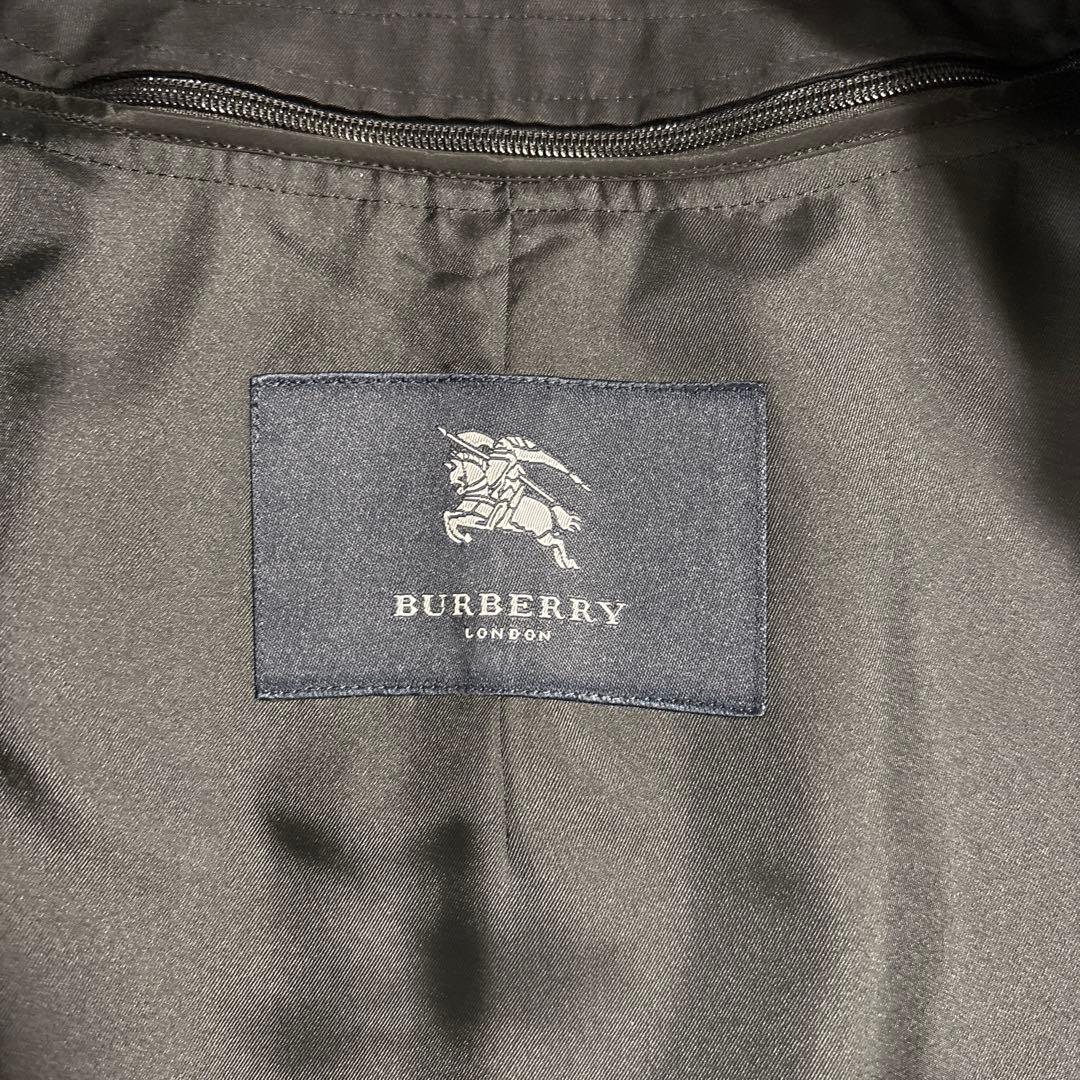 [美品]バーバリーロンドン　ブラック トレンチコート ダブル Burburry