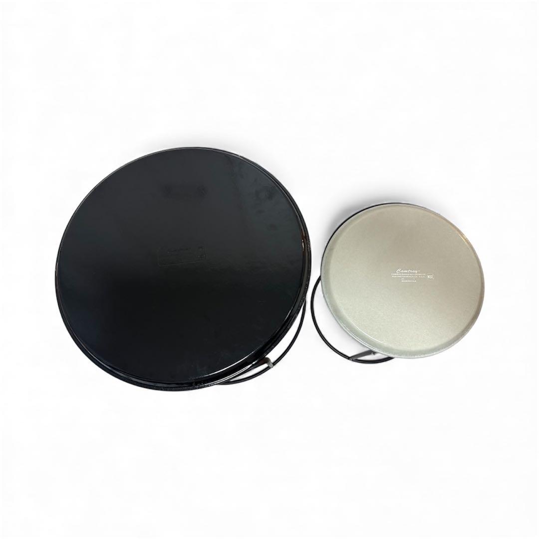 【完売品】カナデモノ CAMBRO製トレー ローテーブル ブラック & ホワイト