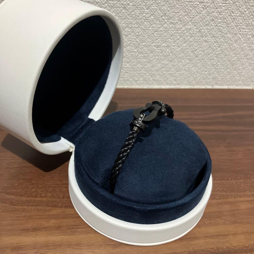 FRED フレッド フォース10 ブレスレット ブラックダイヤ ラージモデル