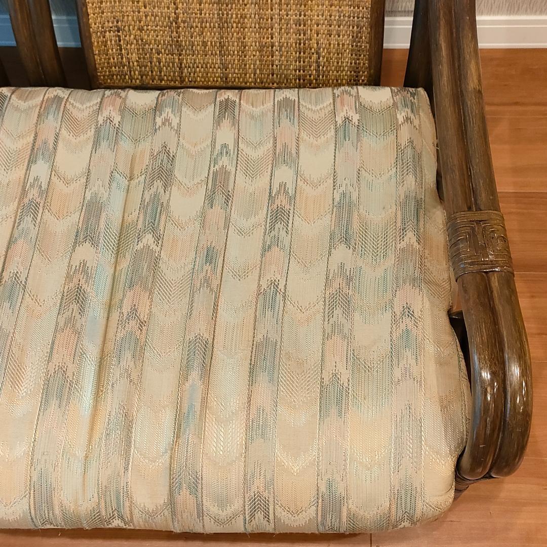 美品　KOSUGA　MEHITABEL　コスガ　アジアン家具　2人掛けソファ