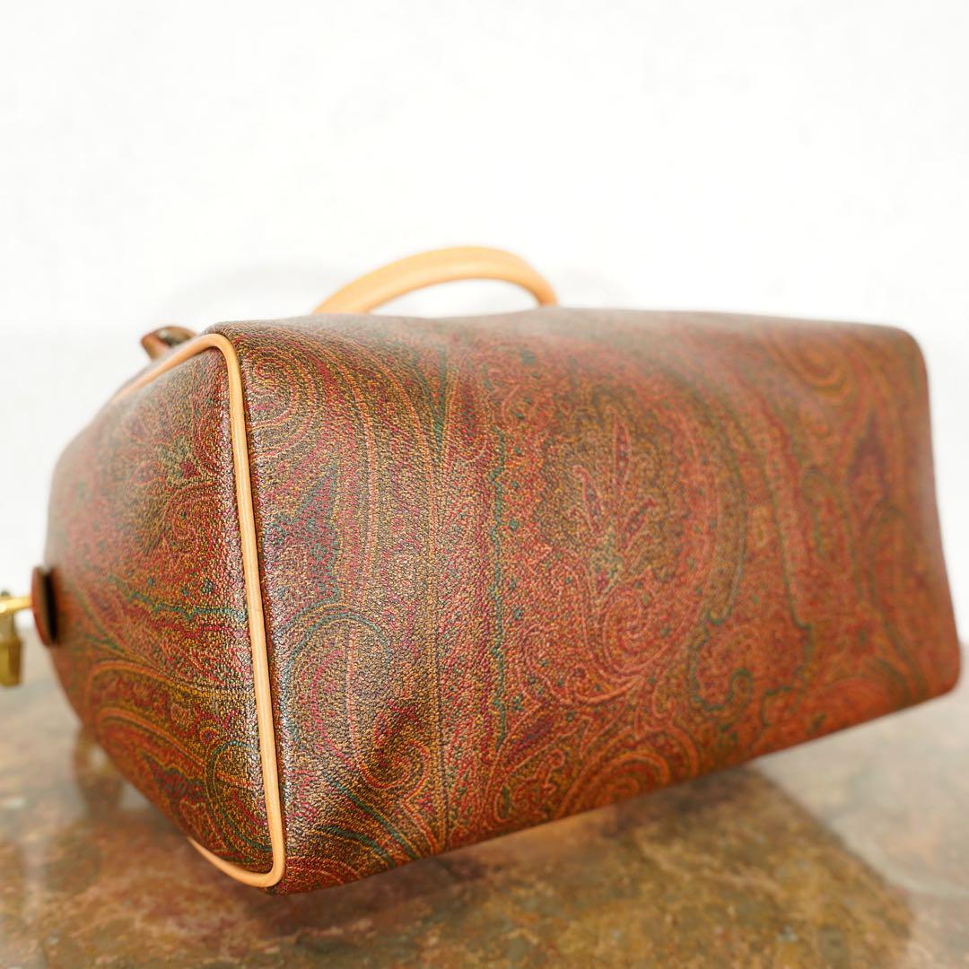 ETRO エトロペイズリー柄デザインボストンバッグ