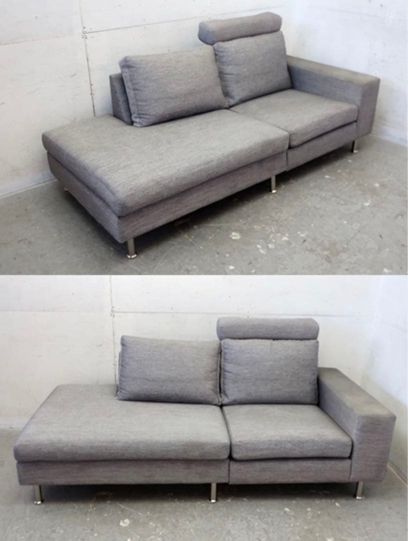 【セール中】BoConcept グレー カウチソファ