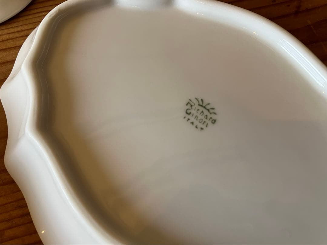 ジノリ　ミニオーバルトレイ×5