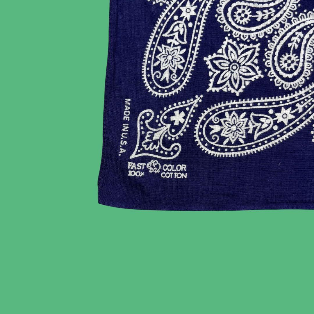 3枚セット 50s〜60s Fast Color バンダナ 象 虎 ヴィンテージ