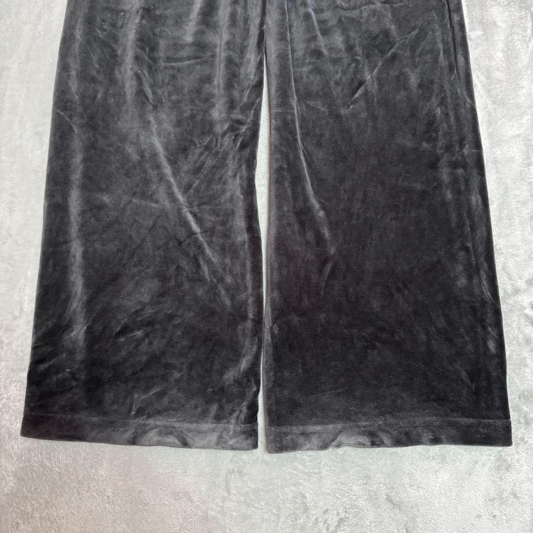 PUMA プーマ ベロア セットアップ オールブラック トラックジャケット