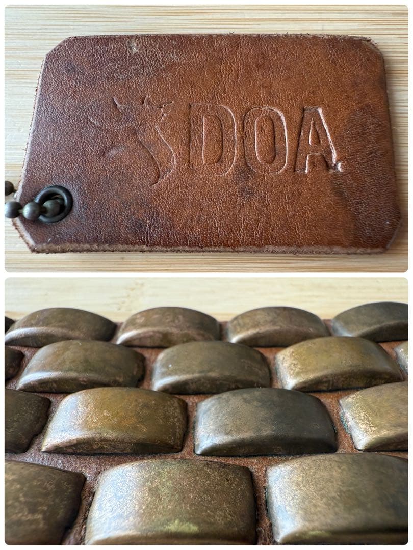 ⭐️未使用⭐️バーニーズ ニューヨーク×DOA⭐️ブラス⭐️ブラウンレザーベルト⭐️34