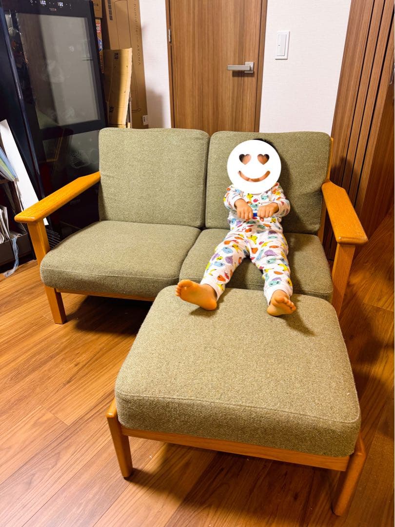 Unico viska 2人掛けソファ