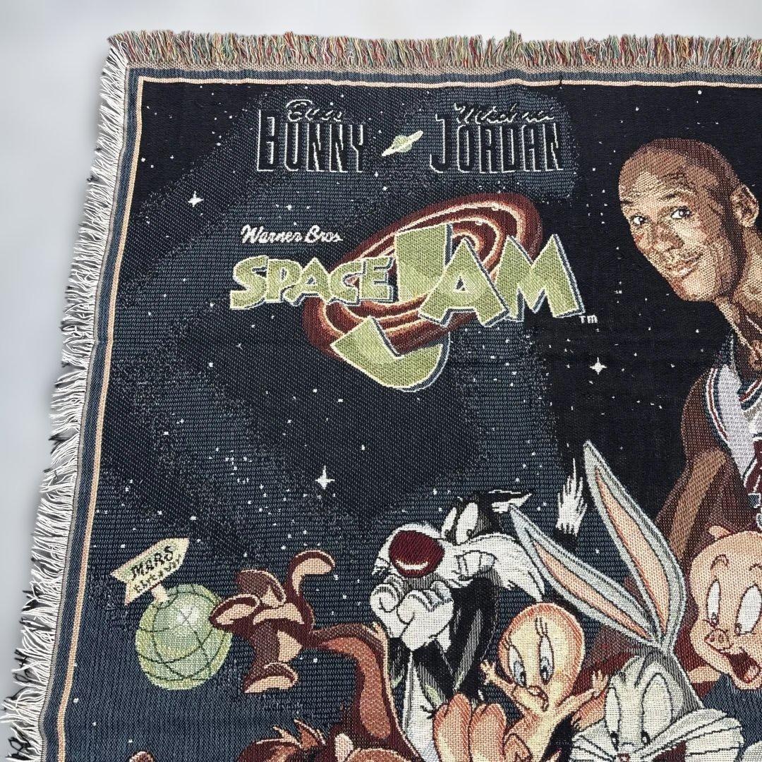マイケルジョーダン　スペースジャム　マルチカバー　ラグ　175x117