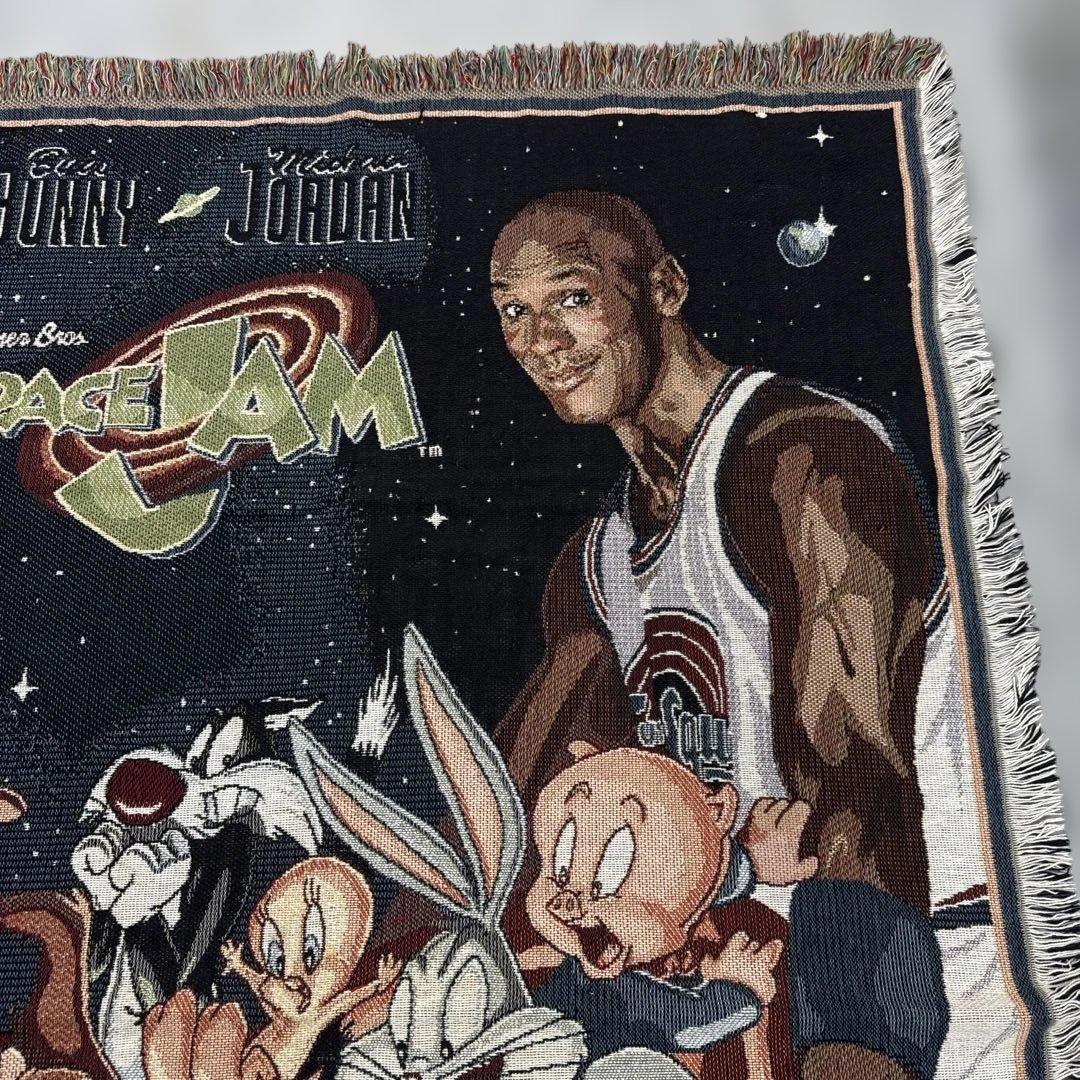 マイケルジョーダン　スペースジャム　マルチカバー　ラグ　175x117