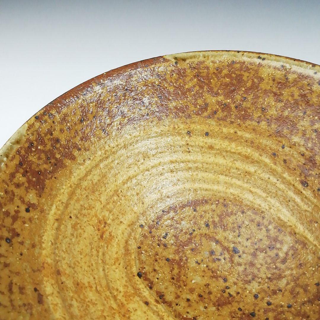 Ｔ７０１　茶碗　『刷毛目黄瀬戸茶碗』『椿窯　五島哲』　共箱　抹茶碗　茶道具