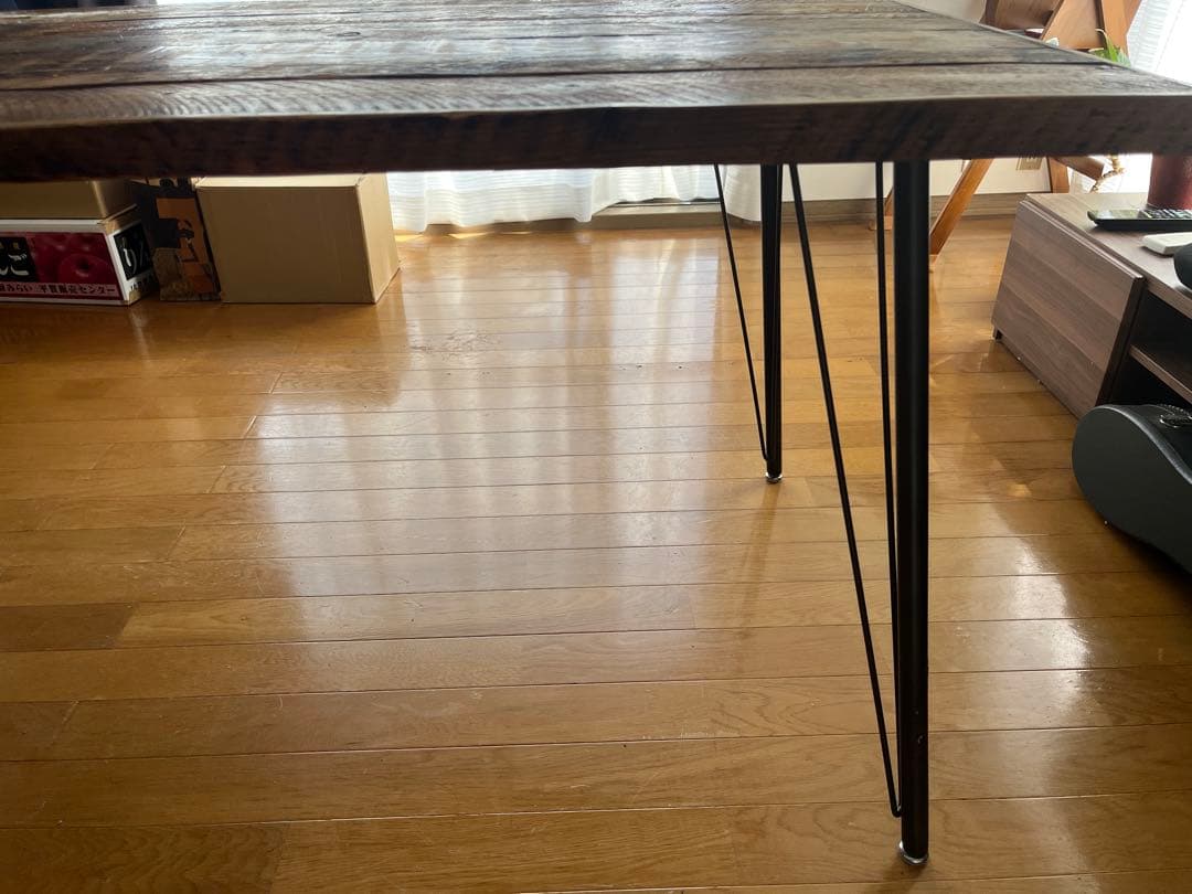 木製 古材 ダイニングテーブル 4人掛け