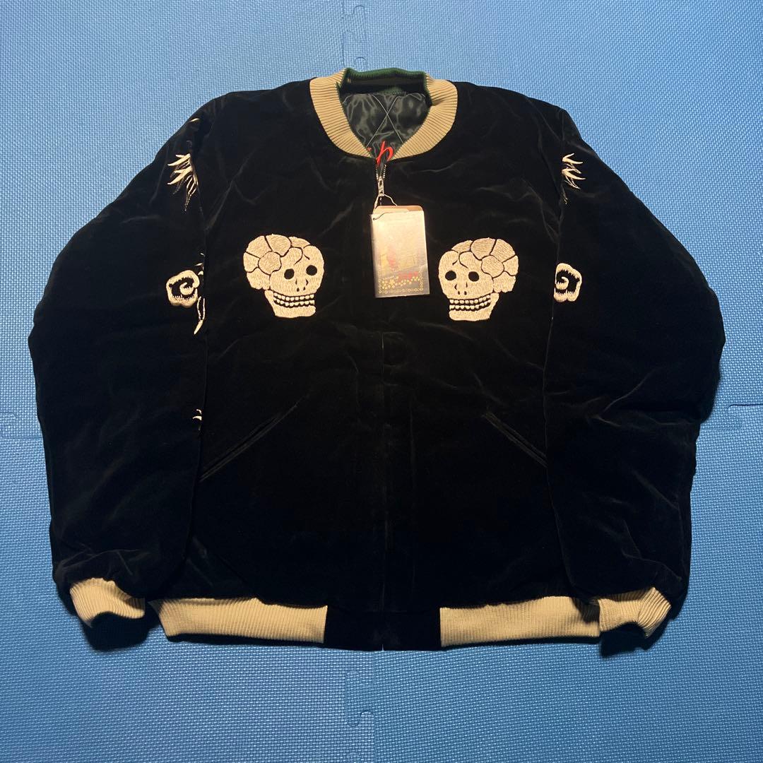 新品 テーラー東洋 スカジャン TT15666-119 XXXLサイズ 蛇髑髏