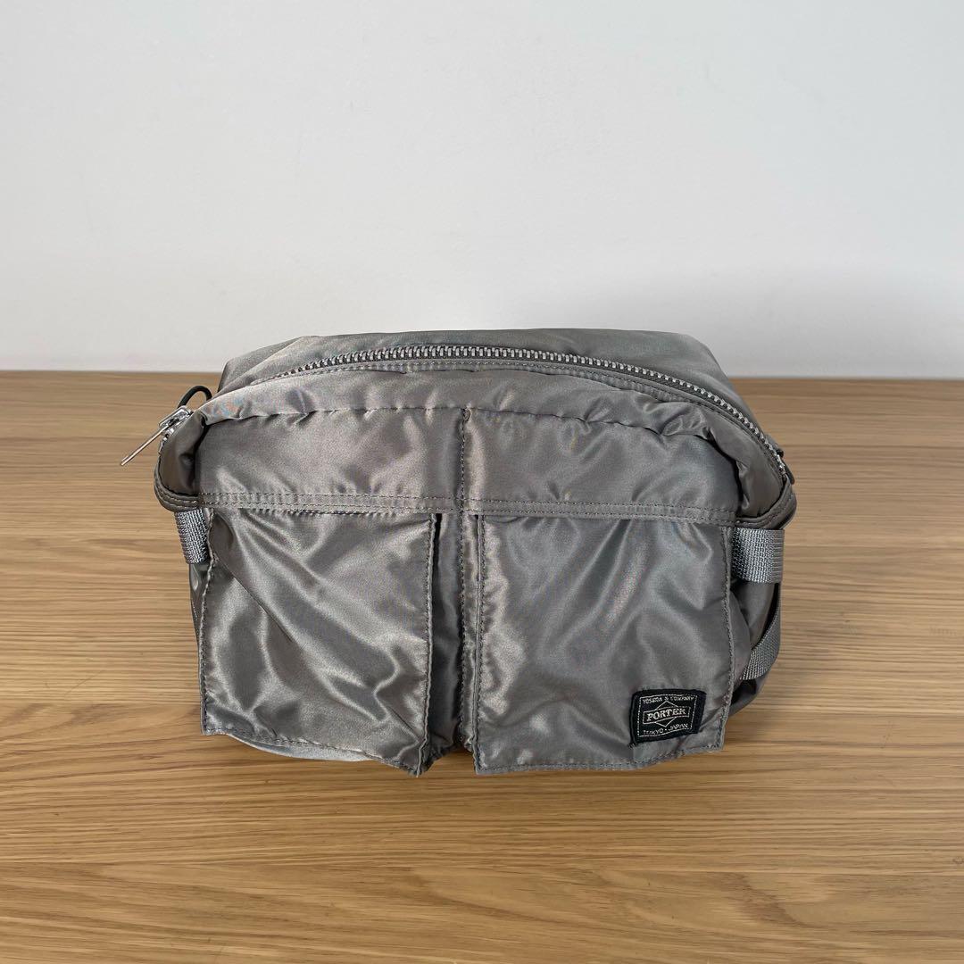 ポーター　ウエストポーチ　ウエストバッグ　ボディバッグ　グレー