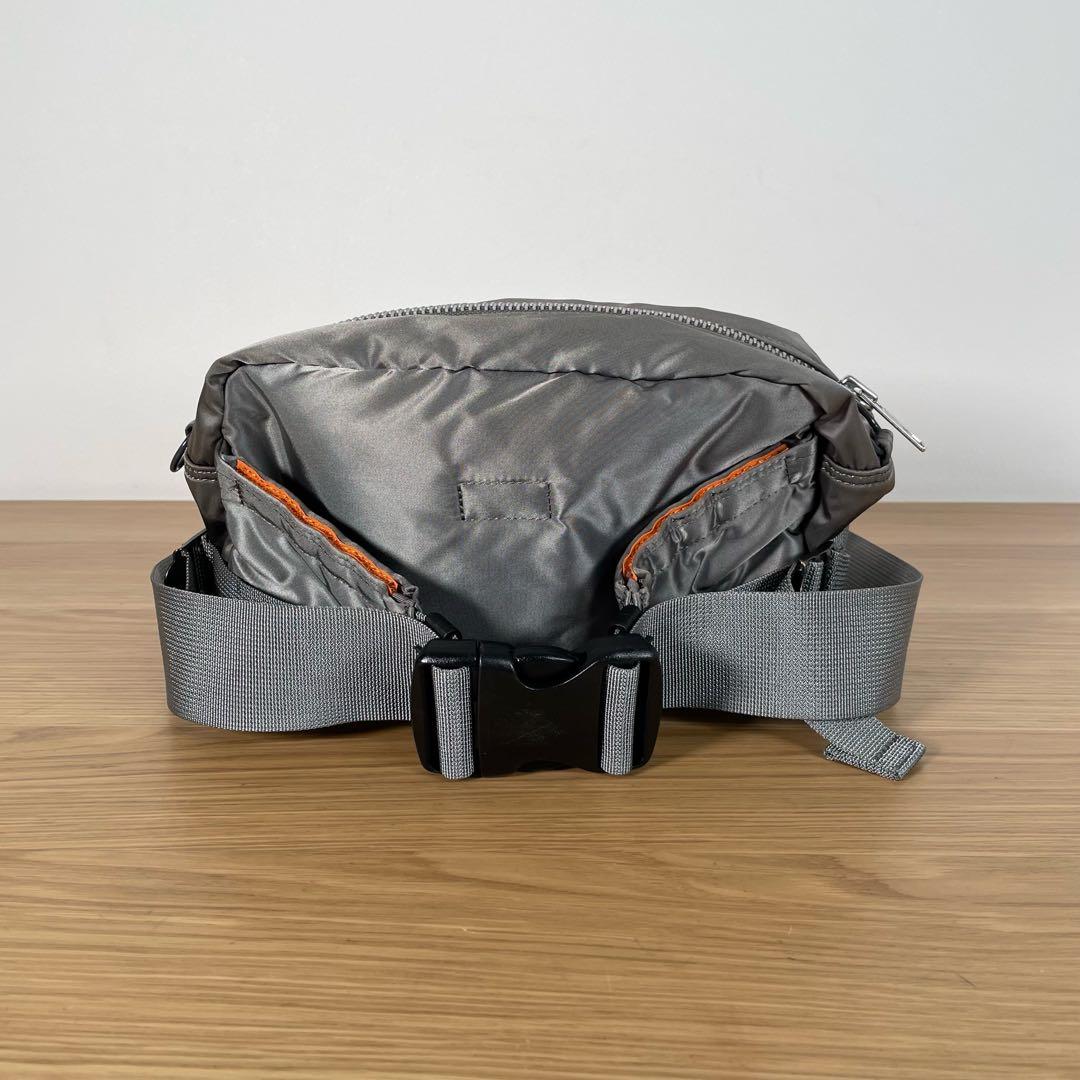 ポーター　ウエストポーチ　ウエストバッグ　ボディバッグ　グレー