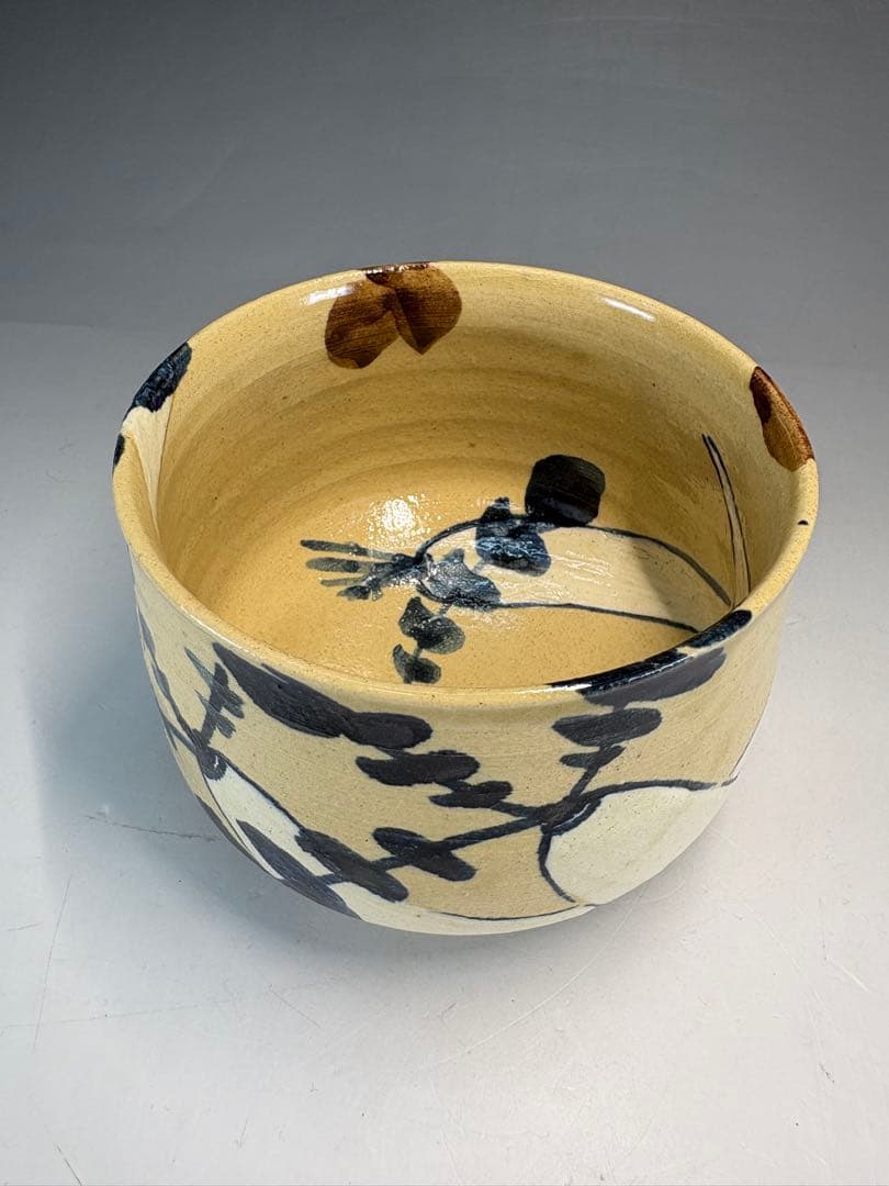 【中古品】雲善造　布志名焼　大根茶碗（共箱）