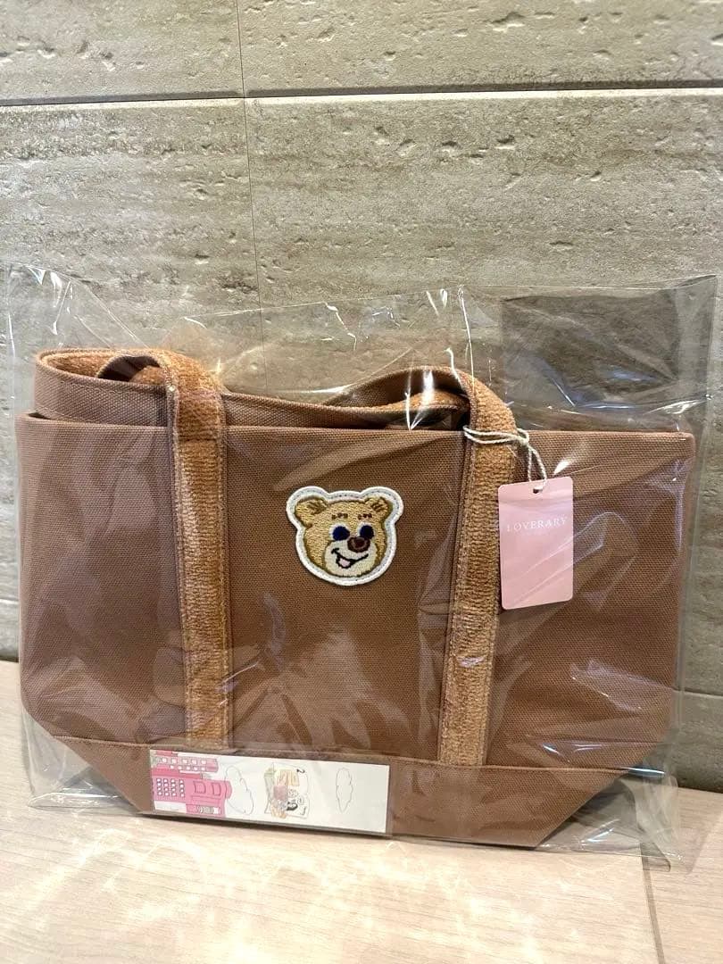 フェイラー　ラブラリー　テディワッペントートバッグ　ベージュ