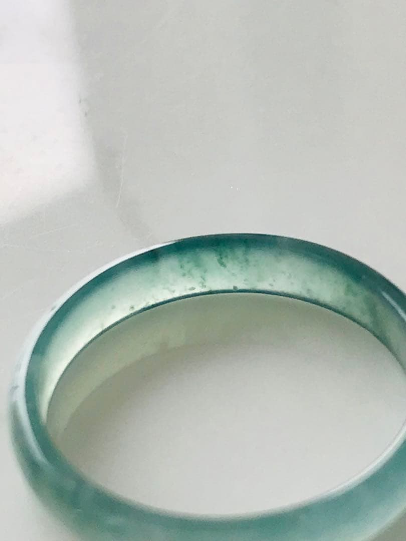 [R50-0011］天然石　翡翠　くりぬき　リング　グアテマラ産　16号