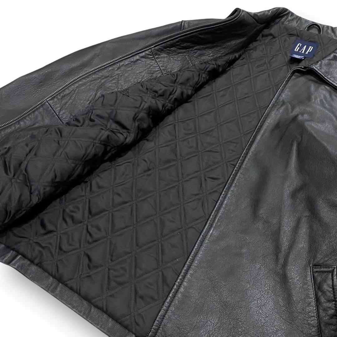 00's GAP ギャップ　レザージャケット　ミントコンディション