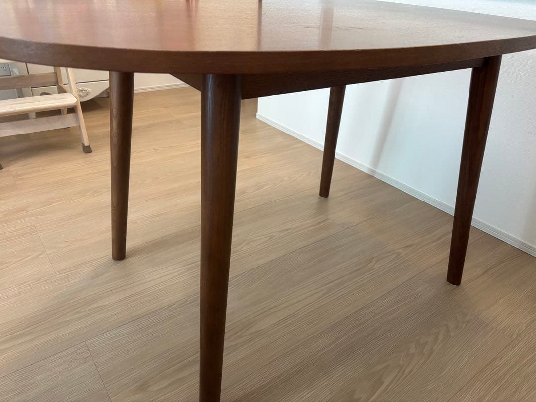 椅子もあり★フランフラン パルセイロ ダイニングテーブル ブラウン ラウンド