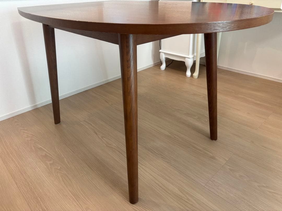 椅子もあり★フランフラン パルセイロ ダイニングテーブル ブラウン ラウンド