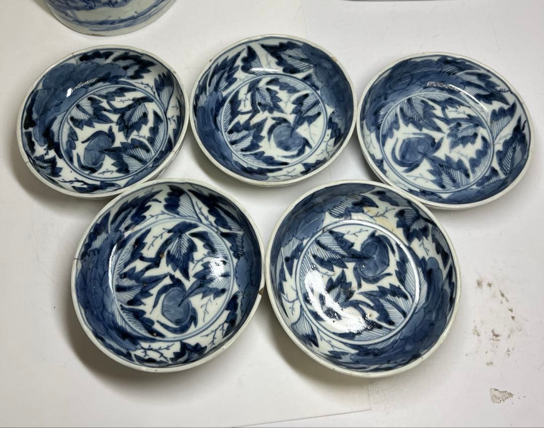 中国清時代　水次、古伊万里水次、膾皿色々　東Y7-1223③タカト