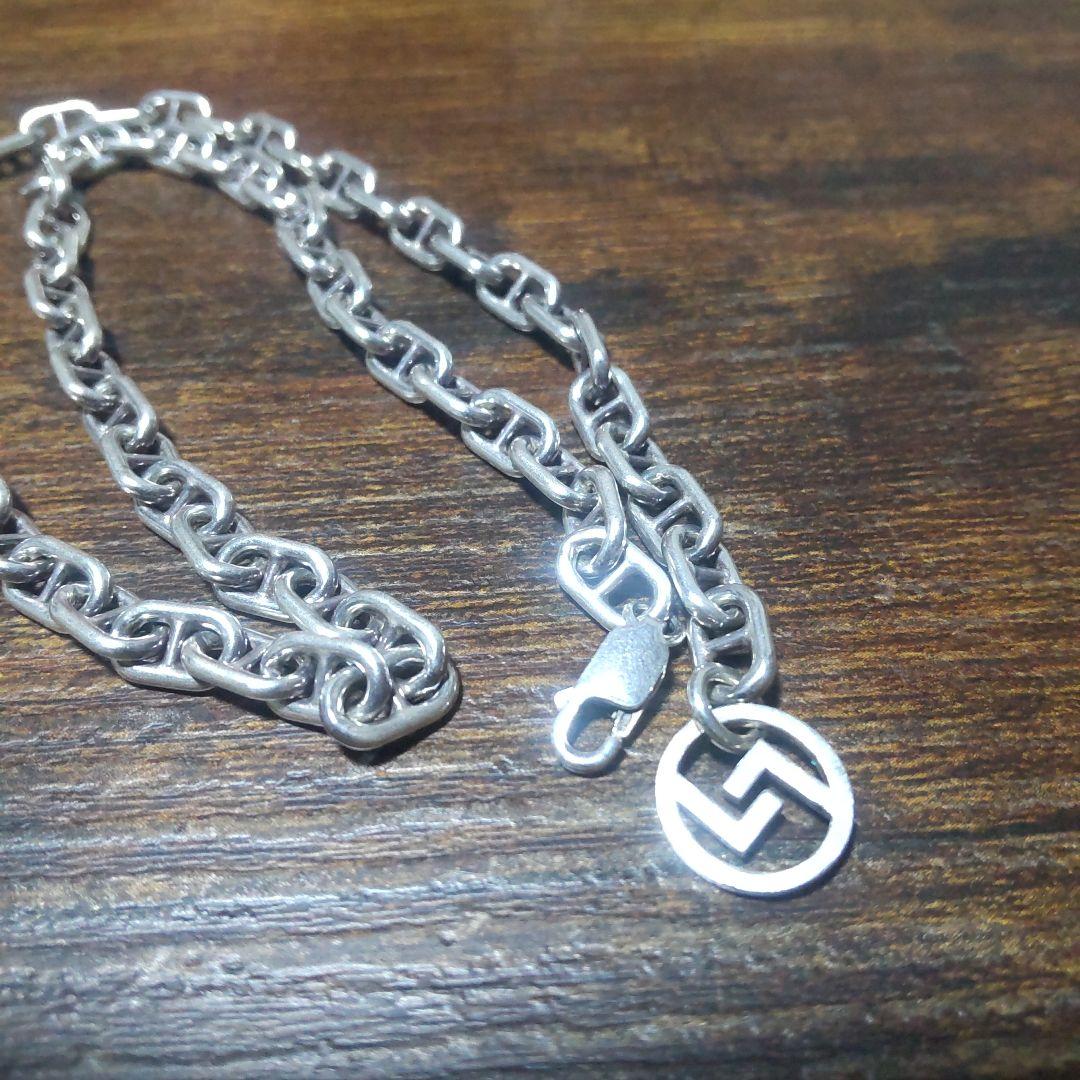 【極太】ネックレスチェーンシルバー925　メキシカンジュエリー好きにも