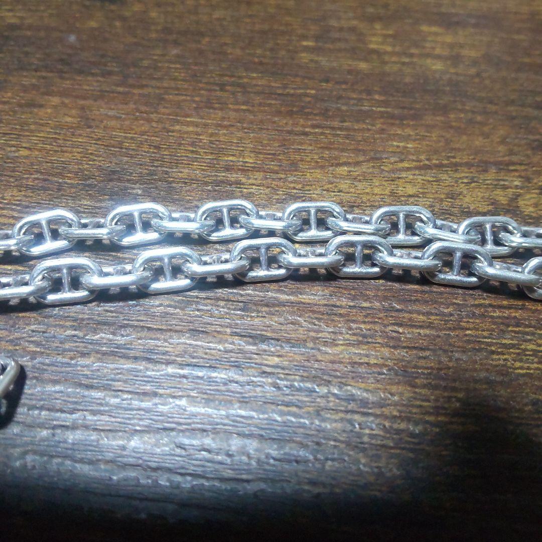 【極太】ネックレスチェーンシルバー925　メキシカンジュエリー好きにも