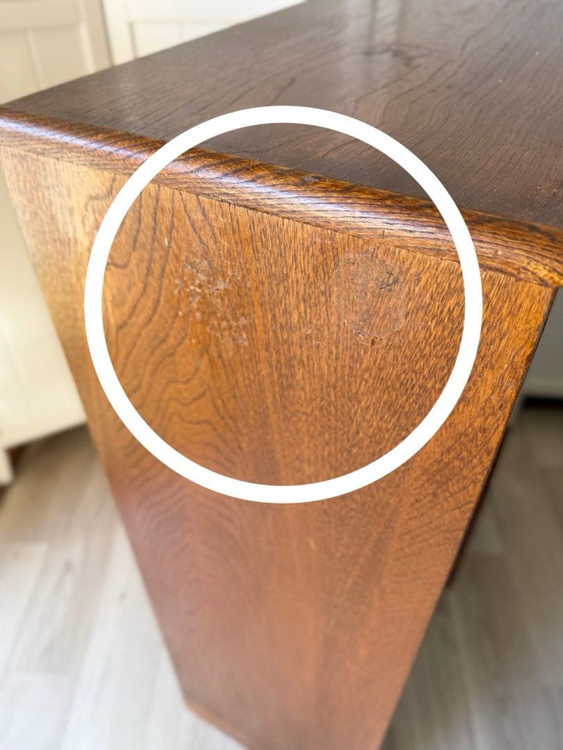 欅材 水屋箪笥 茶箪笥 ガラス飾り棚 レトロ 木製 アンティーク 日本製 古家具