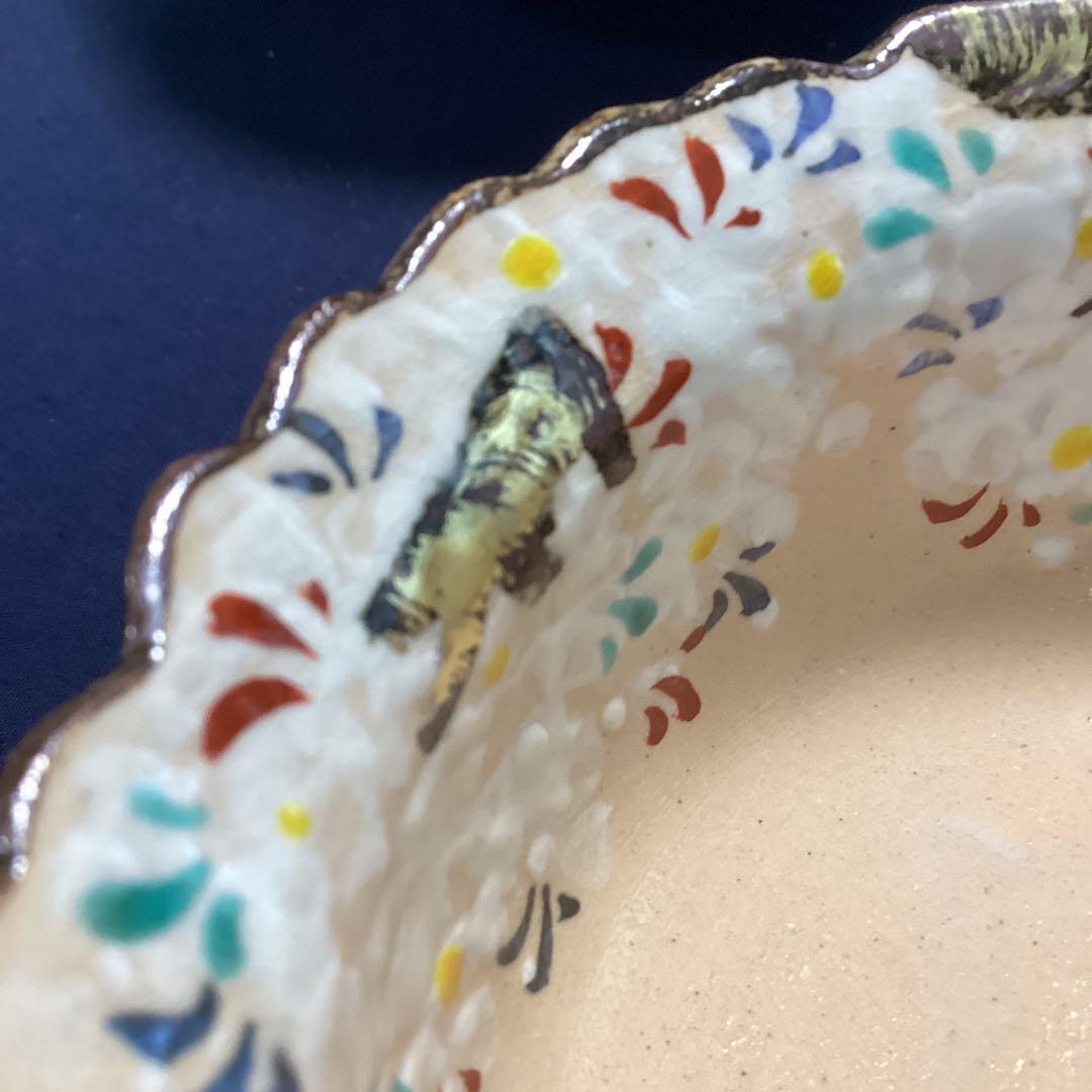 京焼乾山写雲錦平向付10客　　新品未使用