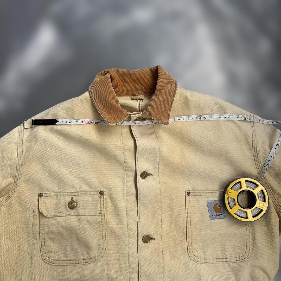 USA製　カーハート　裏地無し　チョアコート　カバーオール　デトロイトジャケット