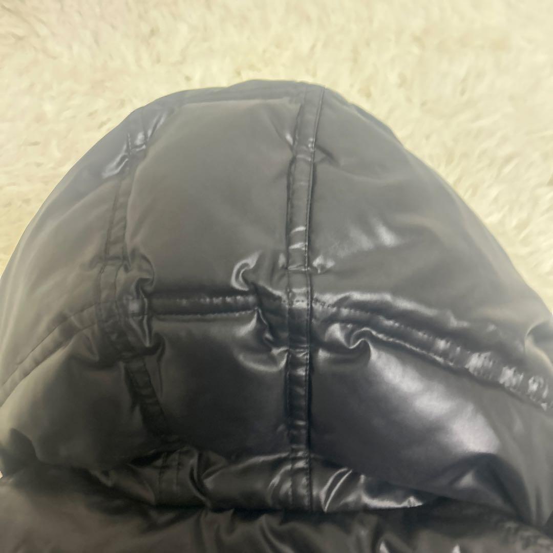 極美品　バーバリー ブルーレーベル ダウン ベスト メガチェック リアルファー