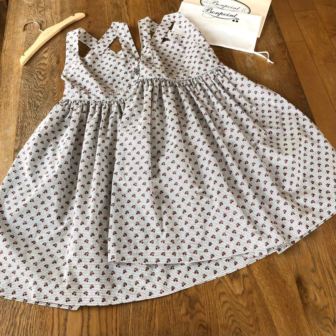 Bonpoint♡チェリー エプロンドレス 10A