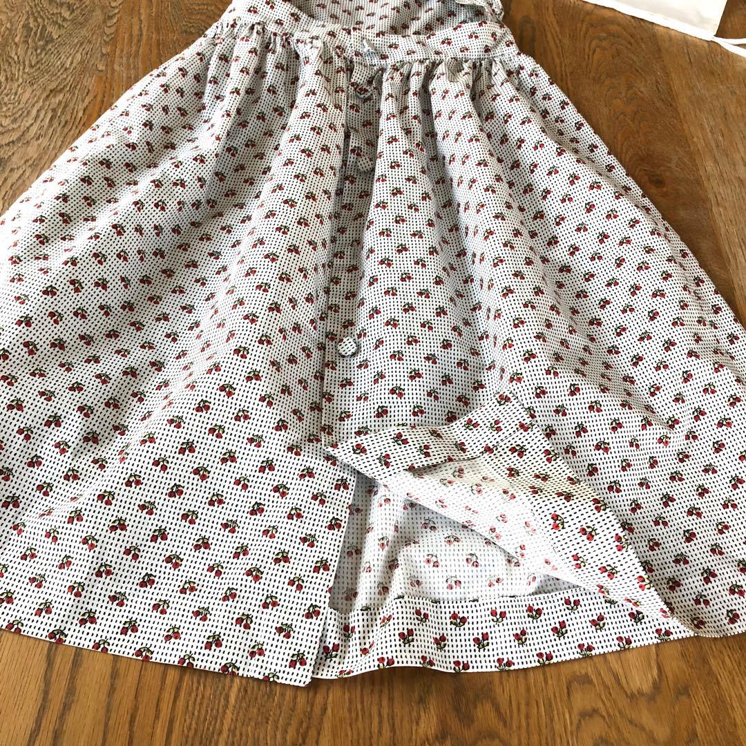 Bonpoint♡チェリー エプロンドレス 10A