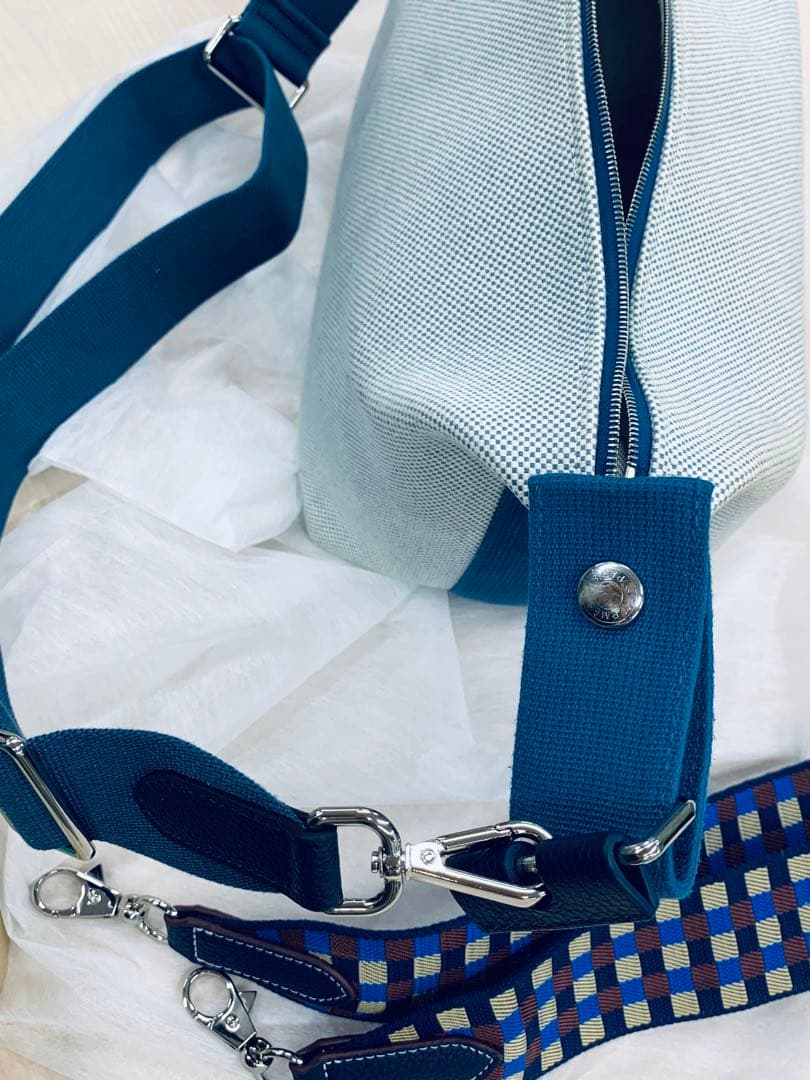 ショルダーストラップ2本アタッチメントのみ!!HERMES ブリッドアブラック