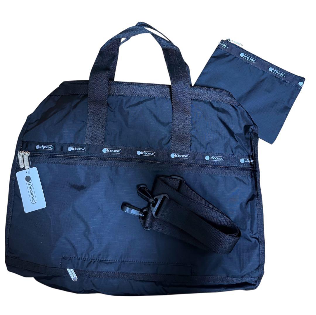 新品　LeSportsac レスポートサック　ボストンバッグ　黒