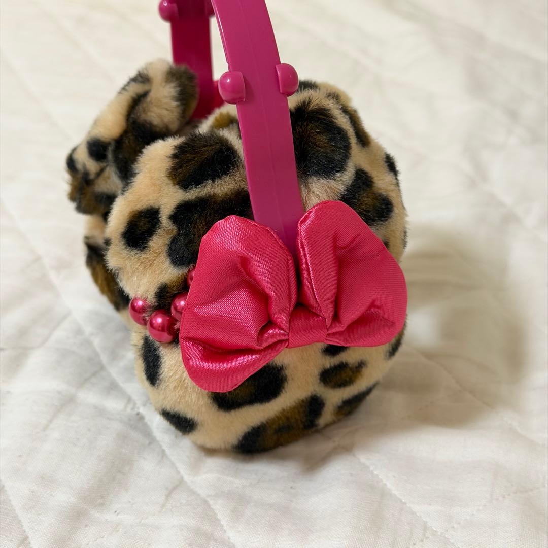 ディズニー ヒョウ柄 イヤーマフ