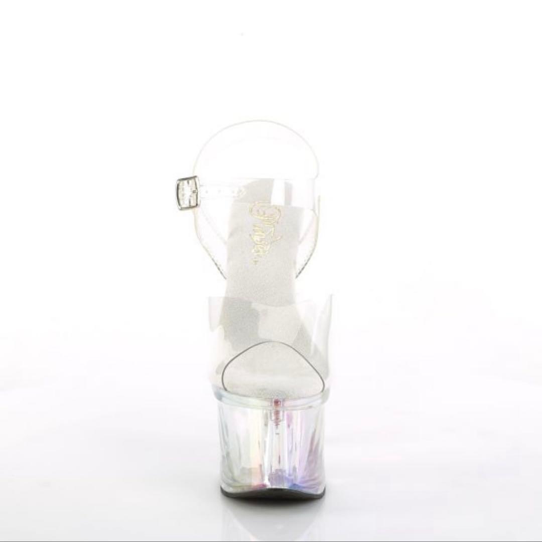 Pleaser クリアサンダル 約18cmヒール