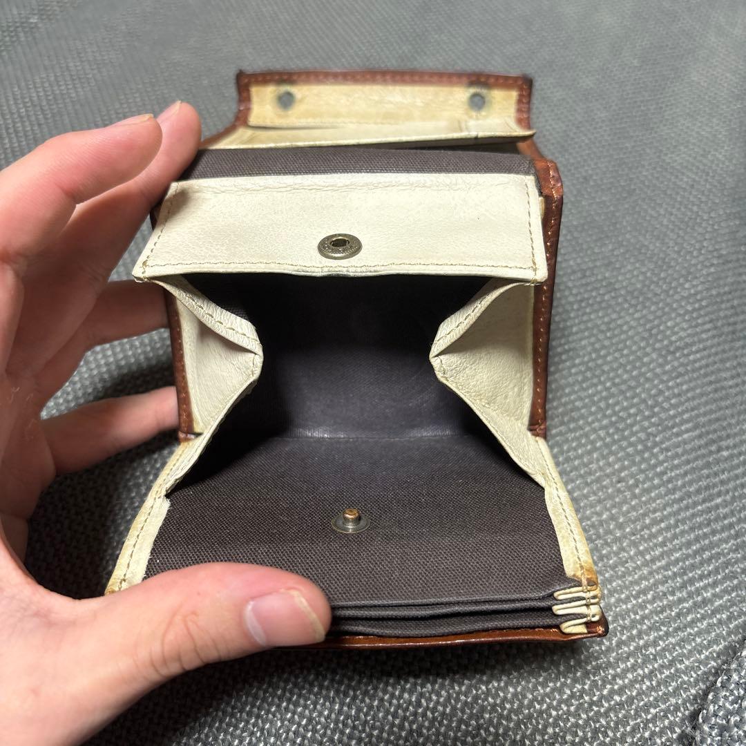 m＋ エムピウ ミッレフォリエ コニャック財布