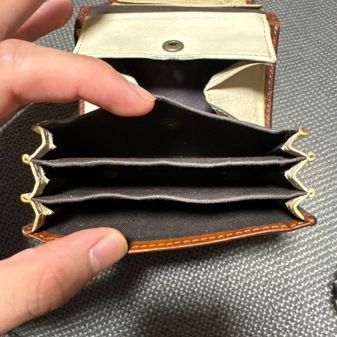 m＋ エムピウ ミッレフォリエ コニャック財布