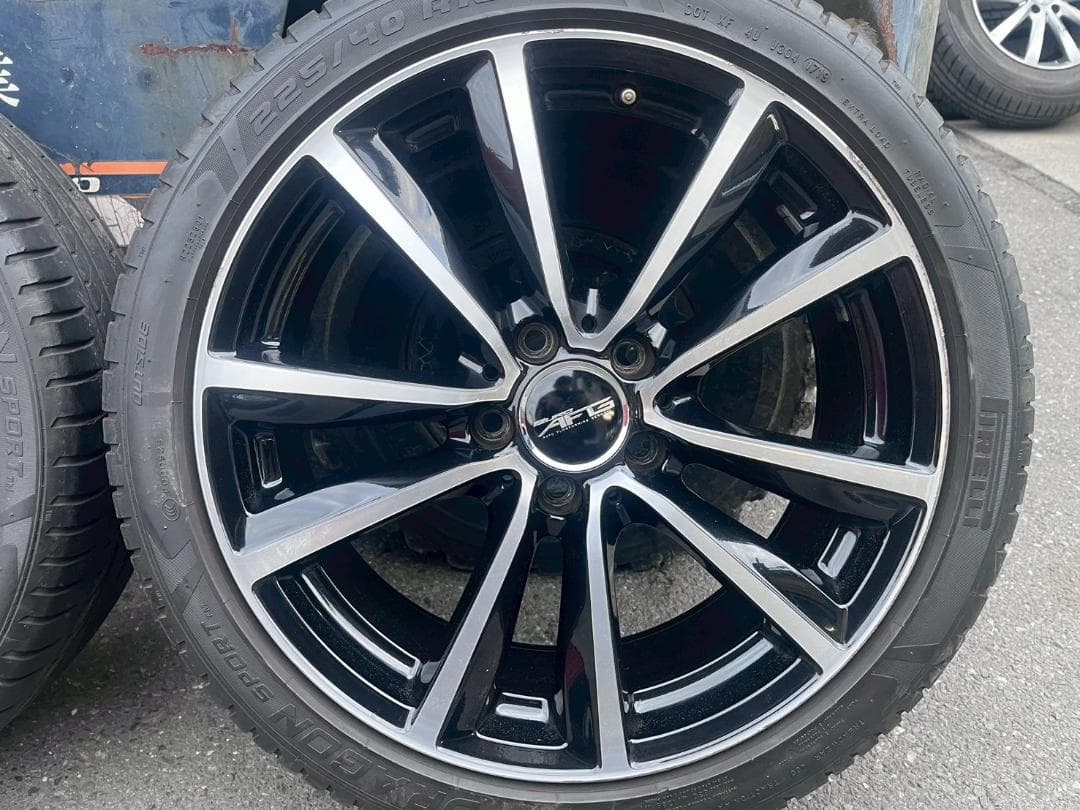 ベンツBクラス純正AW　夏４本セット 225/40/18ピレリドラゴンスポーツ