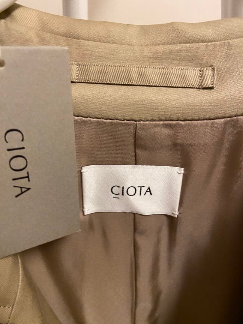 CIOTA シオタ　スビンコットン　タイロッケンコート　トレンチコート