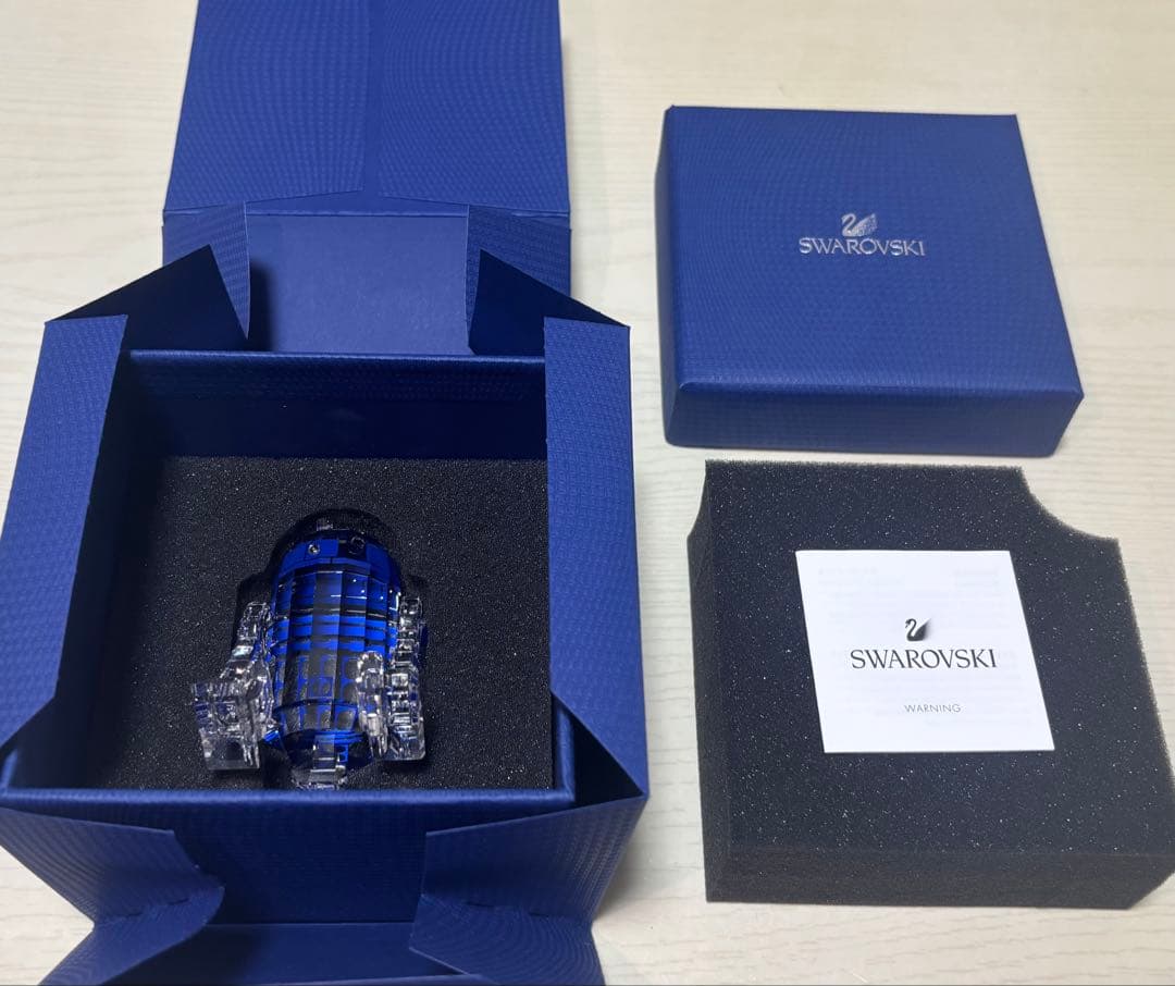 スワロフスキー R2D2クリスタル置物 (スターウォーズ)