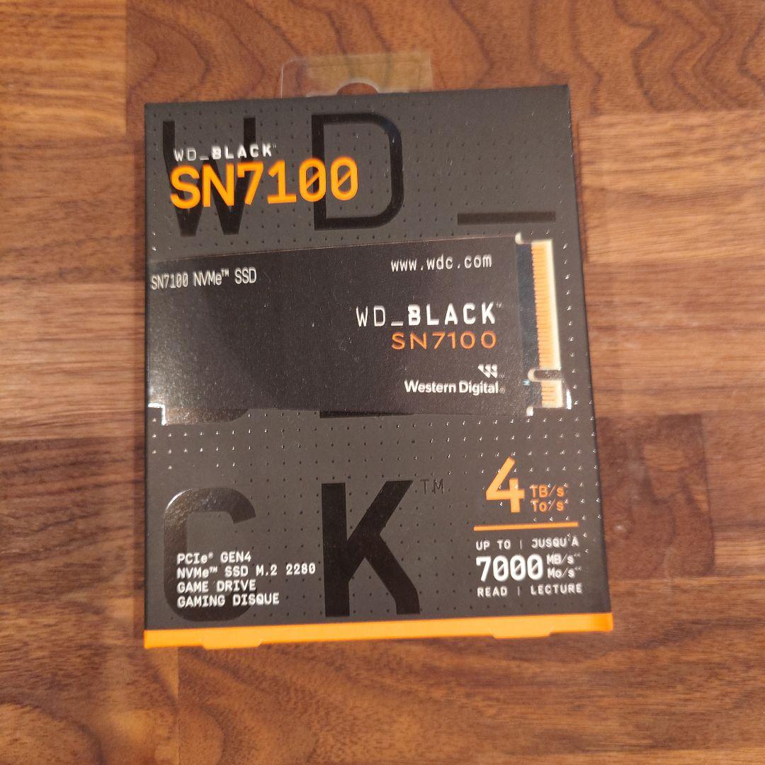 【新品】WD_BLACK SN7100 4TB NVMe SSD