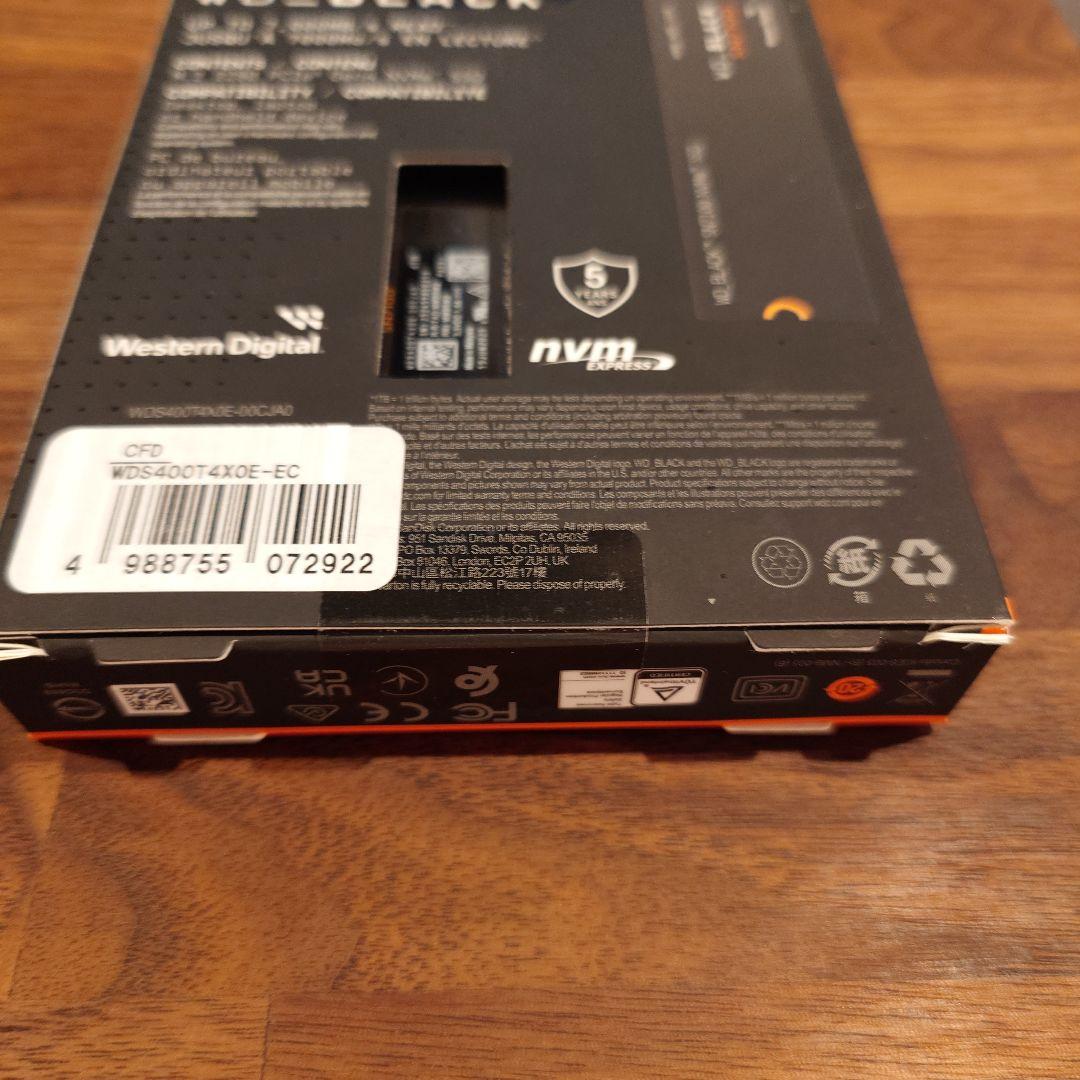 【新品】WD_BLACK SN7100 4TB NVMe SSD