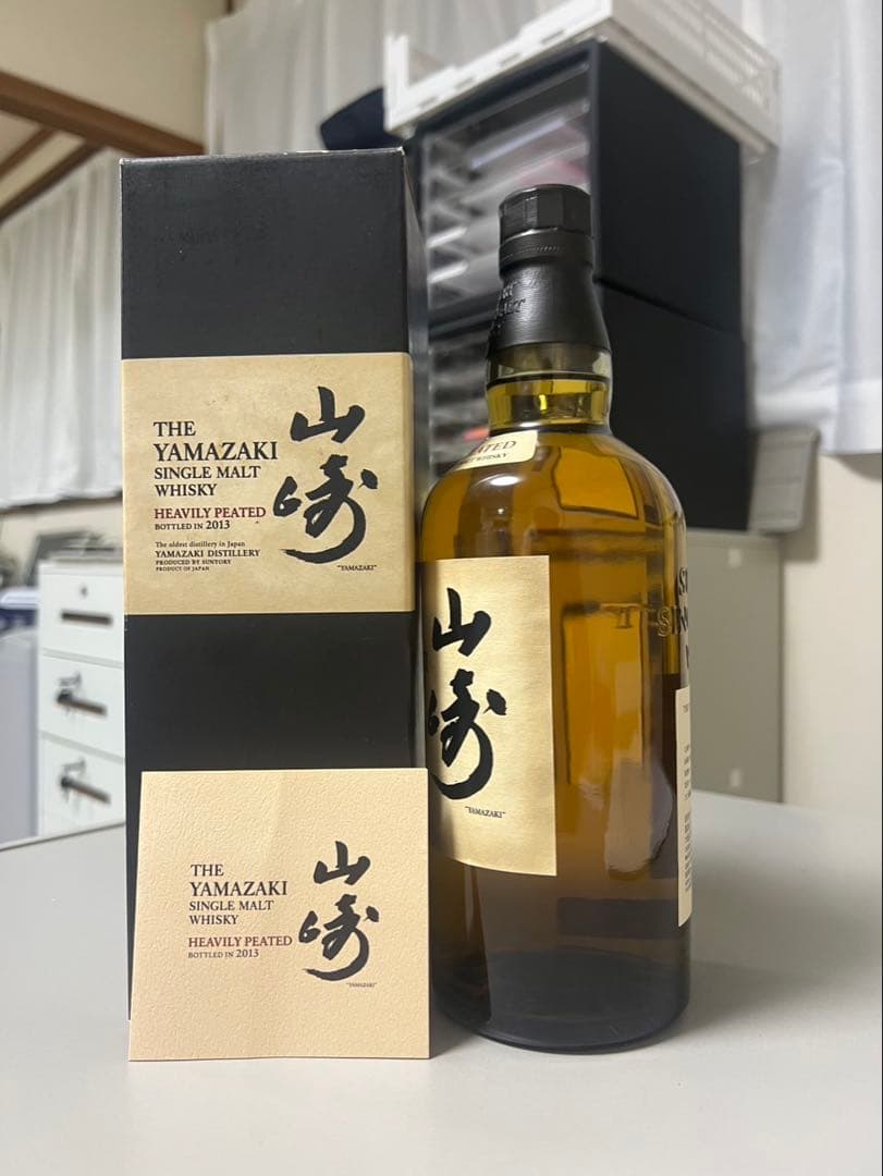 山崎 シングルモルト ヘビリーピーテッド 2013年ボトリング　未開封
