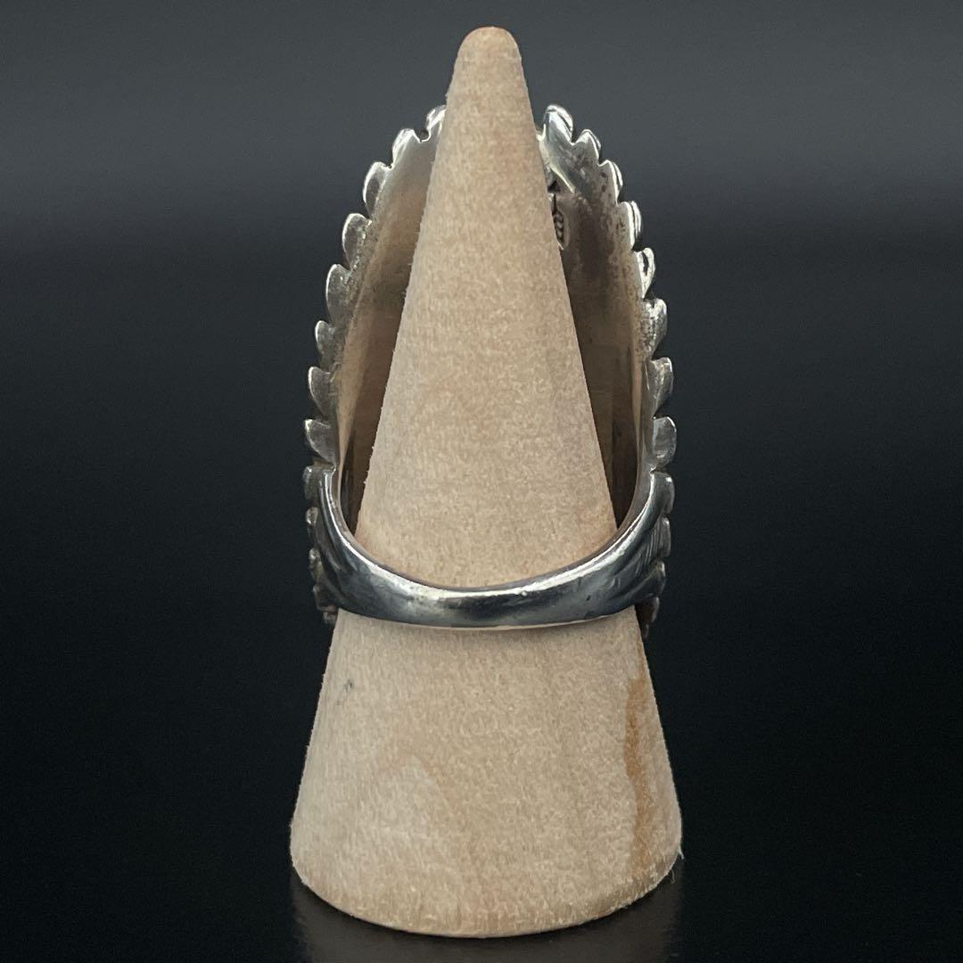 TADY&KING イーグルリング 銀縄 ターコイズ 指輪　金縄　シルバーリング