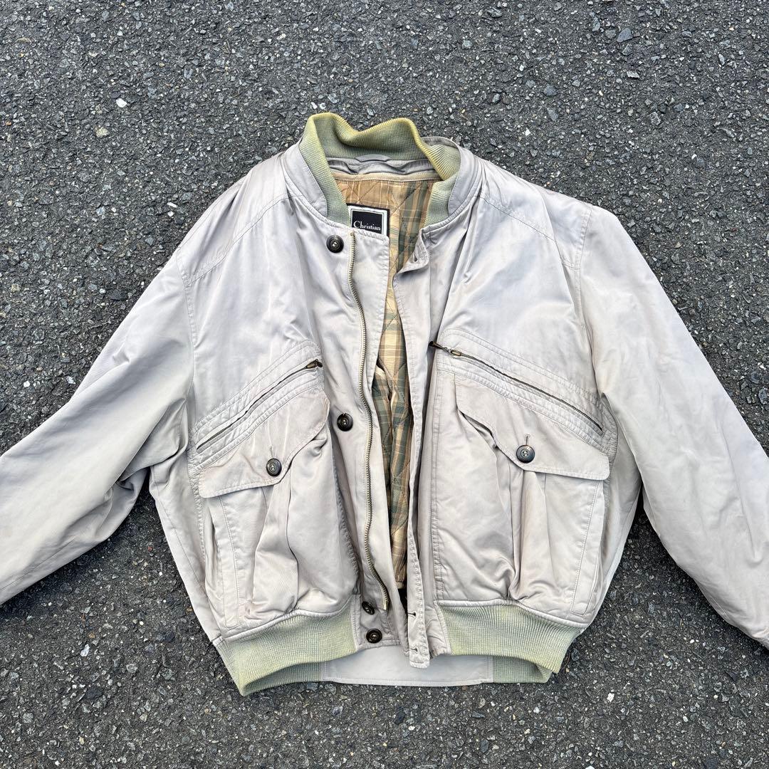 超希少ヴィンテージ　DIOR 90s ブルゾン　ジャンパー　ライナー付き